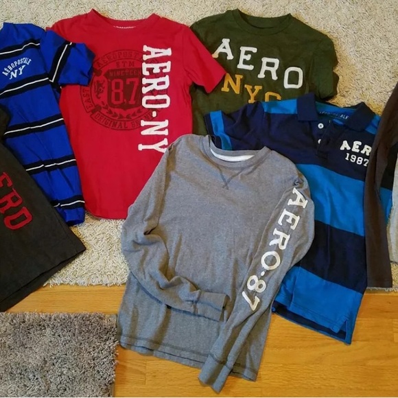 Boys XS Aeropostale Shirts Lot